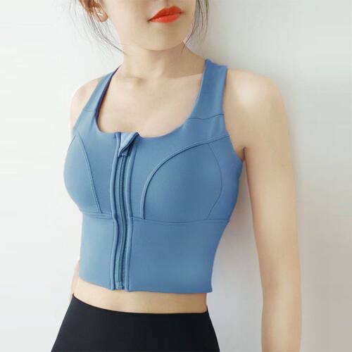 薄款运动内衣女高强度防震防下垂聚拢跑步文胸健身服美背瑜伽背心