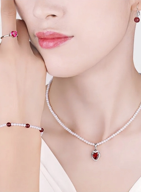 珍珠项链女款锁骨链颈链时尚简约
