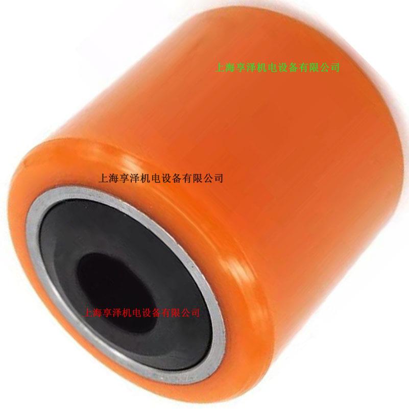 BT丰田2吨电动堆垛车SWE200D前轮叉齿轮 液压拉车聚氨酯铸胶轮胎