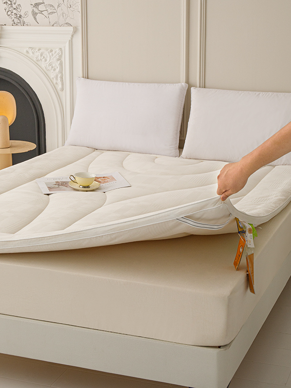 柔丝宇李官奇全棉超柔软床垫抗菌大豆纤维床褥子软垫榻榻米垫子