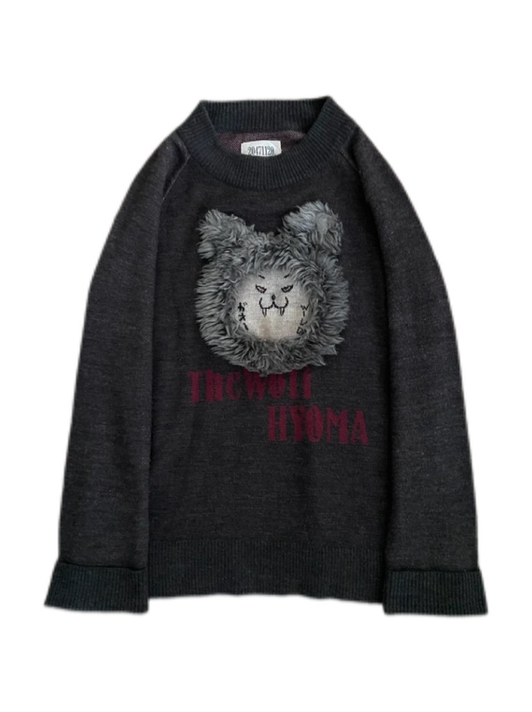 thumbnail for 20471120 Hyoma "The Wolf Hyoma" Knit Sweater