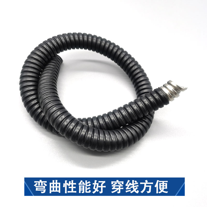 304不锈钢耐高温包塑金属软管电线电缆穿线保护管蛇皮管波纹管