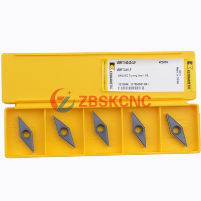 肯纳数控刀片淬火钢超硬35度菱形刀粒VBMT110302/04SLF KC5010