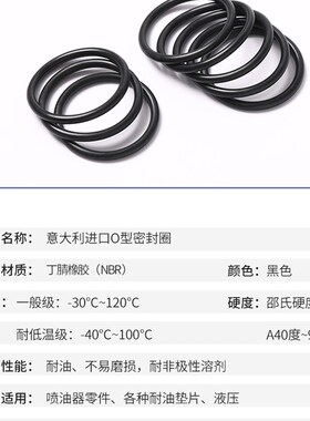 线径5.7mm 内径47.6-89.6 丁晴橡胶O型圈 耐油耐磨黑色NBR耐高温
