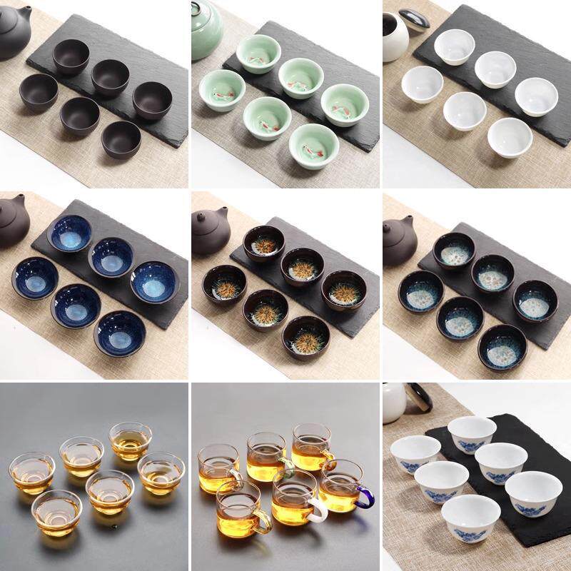 杯子/陶瓷/功夫茶A1pq801-白瓷茶盏小茶杯品茗杯紫砂小杯会客茶