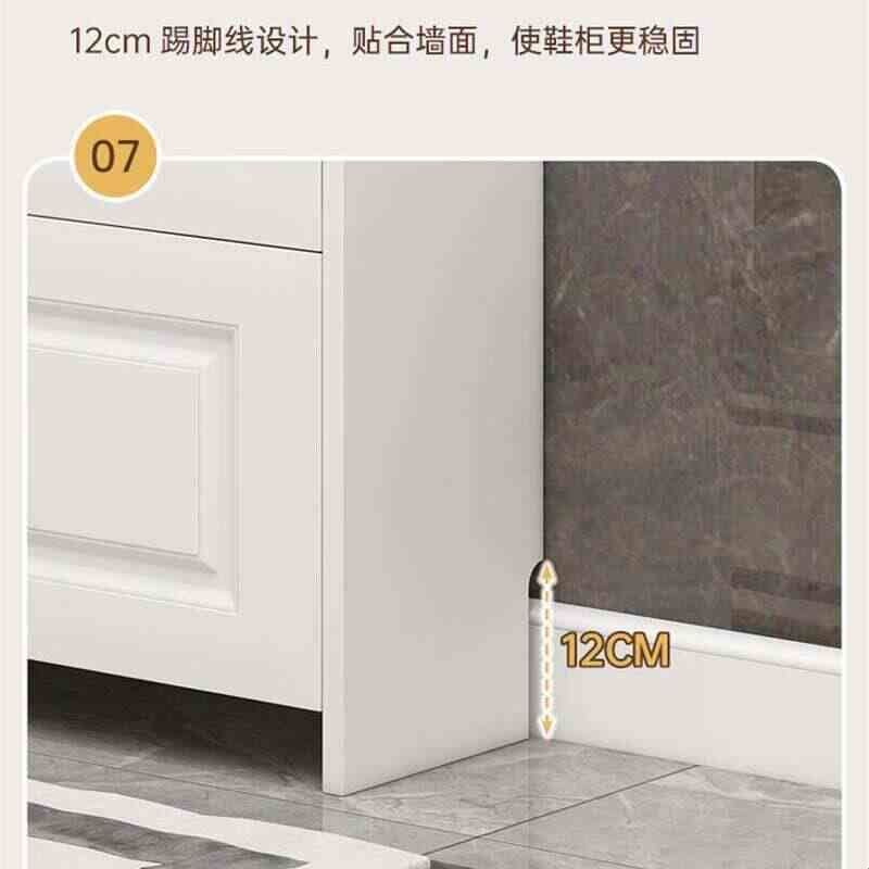 实木超薄窄款入户进门口带抽屉翻斗鞋柜大容量门外鞋架玄关柜家用