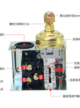 气压开关SNS系列压力控制器SAS SNS-C103X/C106X/C110X/C120/C130