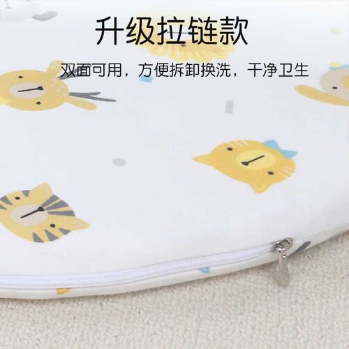 全棉儿童枕套睡眠N35方程式婴儿宝宝月牙硅胶纯棉幼儿园A类枕头套
