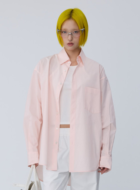 FILGood26早春 100棉宽松口袋衬衫3色可选 轻薄款适合夏天FG05S03