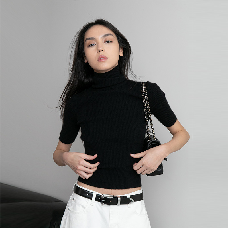 FILGood高领套头毛衫羊绒混纺