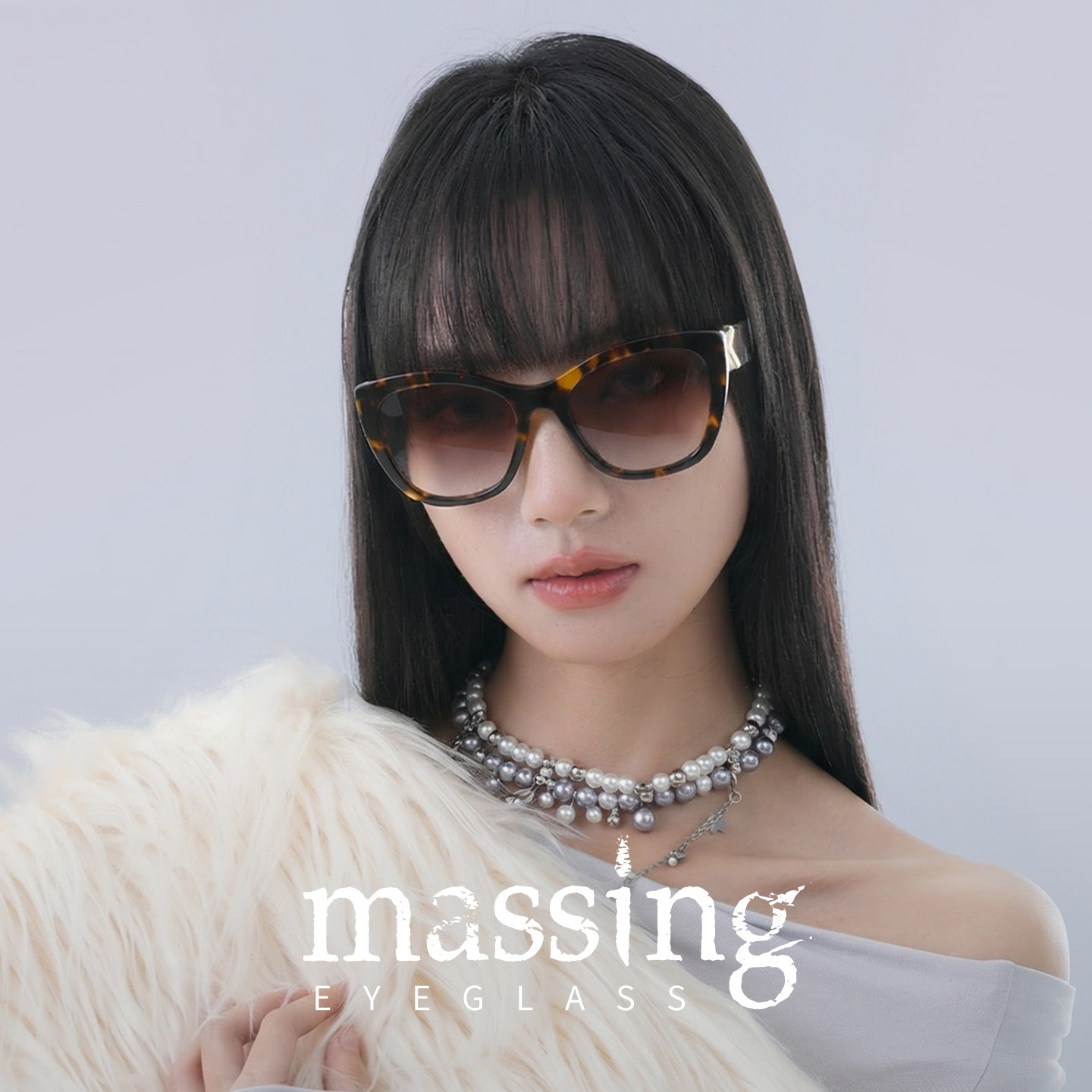 massing【新款】复古老钱经典渐变色尼龙板材墨镜太阳镜A&M-027