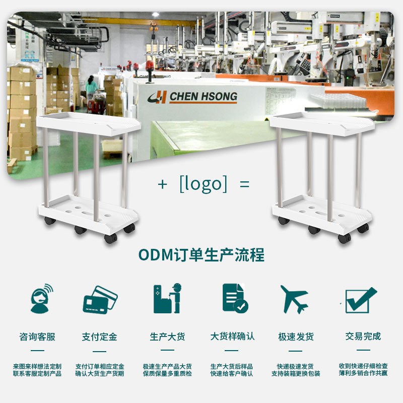 定制可移动电脑主机托架办公室打印机置物架小型带轮台式机箱收纳