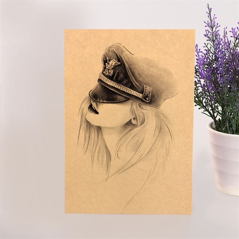 美术绘画牛皮纸彩铅手绘专用牛皮卡纸复古画画牛皮纸素描专用