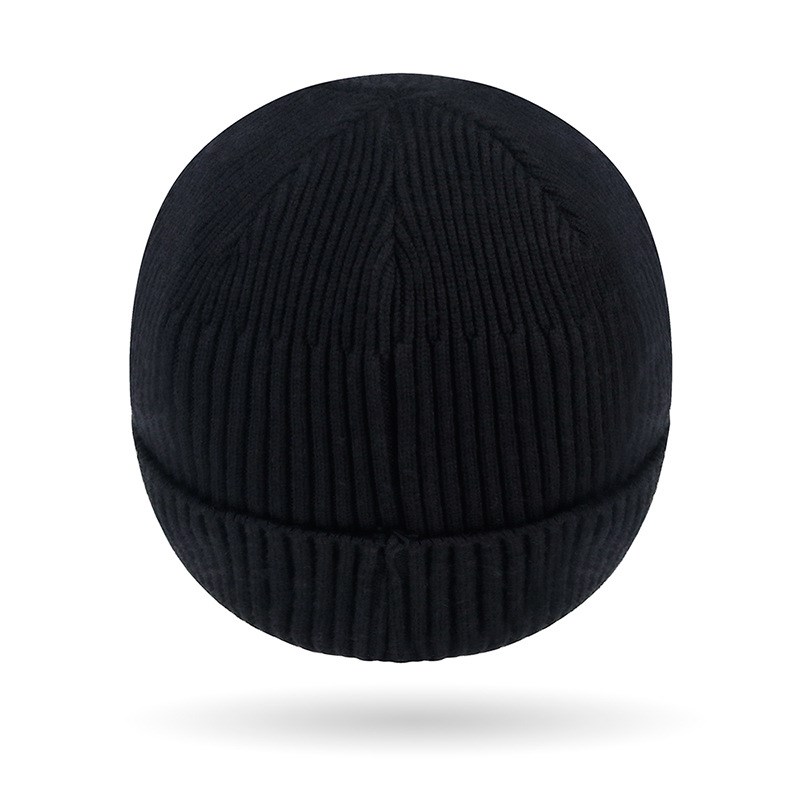 顶悍滑雪套头包芯纱针织帽子男冬季保暖户外骑车防寒护耳毛线棉帽