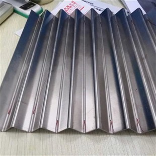 890mm 不锈钢波纹板 成型宽840 厚0.8 不锈钢X三角形波浪板 1.0