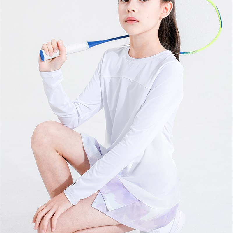 女童短裙 2023年夏季新款 薄z款B速干 内置安全裤 半身裙时尚网球