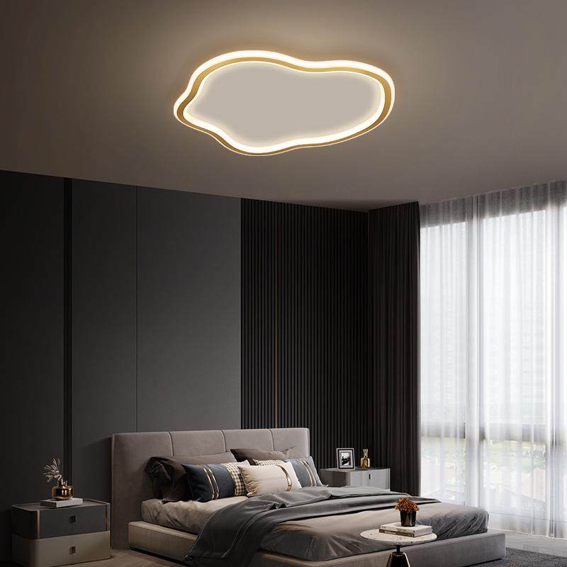 全铜卧室灯现代简约吸顶灯极简轻奢儿童房间灯2022年新款云朵灯具