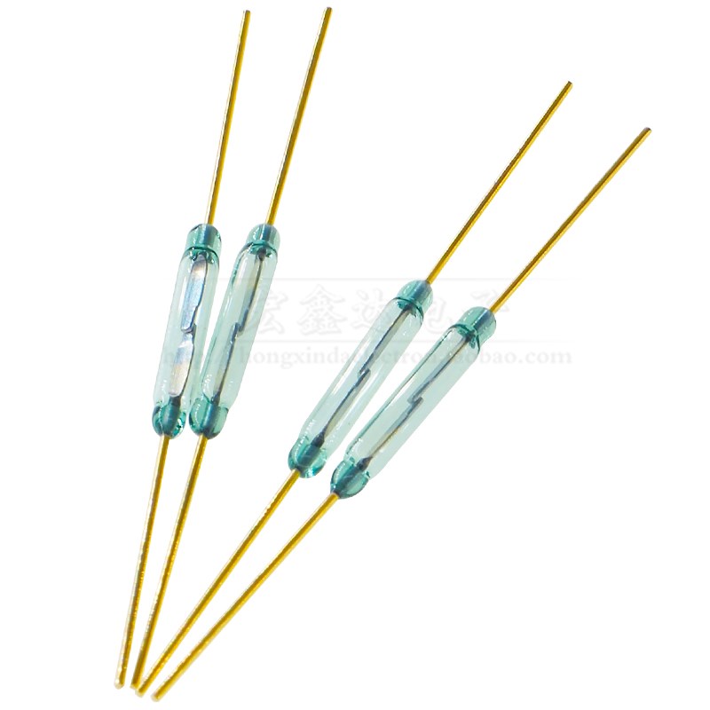 2*14mm f干簧管 MKA14103 磁控开关 镀金脚/镀银脚 进口原装 常开