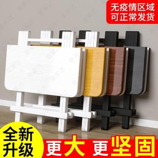 摆摊小桌子 可折叠桌家用餐桌小户型吃饭正方形简易饭桌租房便携式
