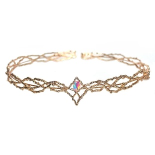 发饰复古霍比特人头箍同款漂亮男女精灵王皇冠巴洛克多色金属发箍