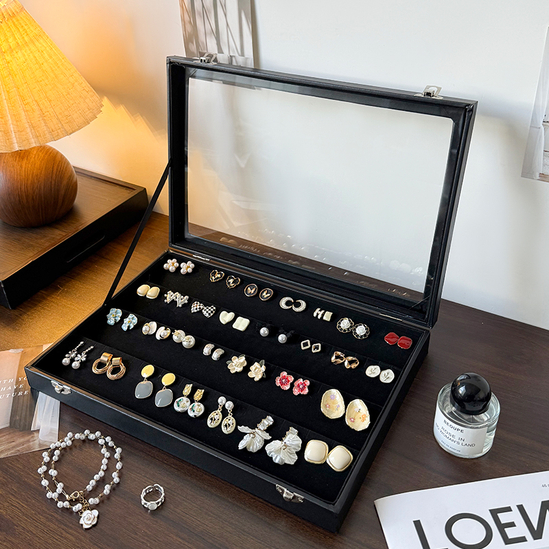 耳环收纳盒大容量精致高档