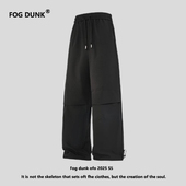 DUNK日系复古伞兵工装 裤 男士 FOG 春夏宽松机能冲锋裤 子潮牌痞帅