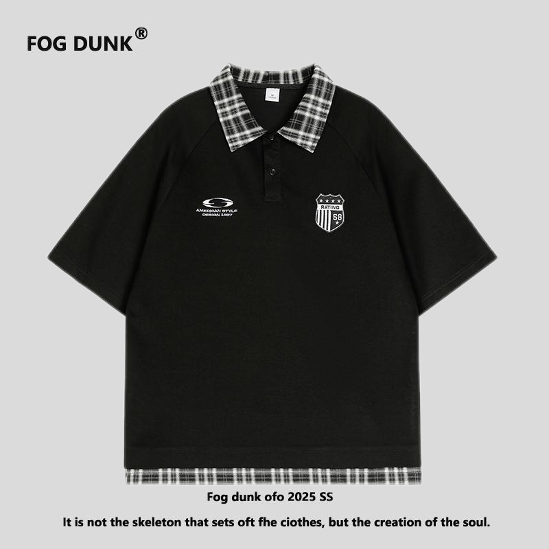 FOGDUNK美式学院风两件T恤