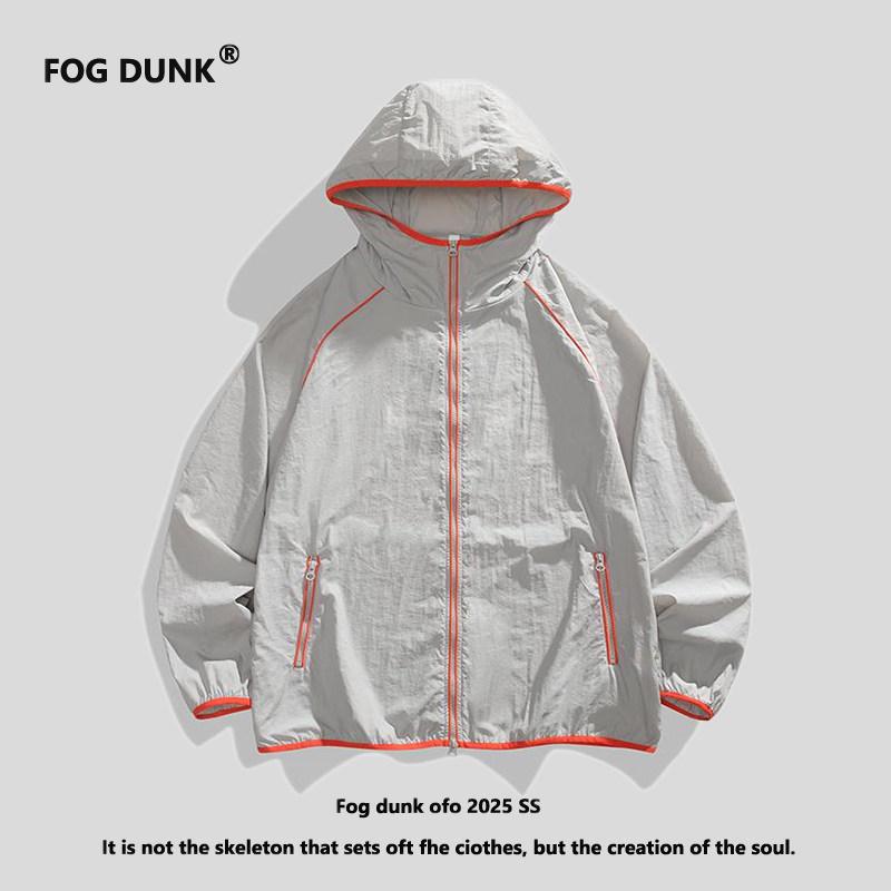 FOG DUNK FOG DUNK防晒衣男女夏季户外宽松运动防晒服薄款外套