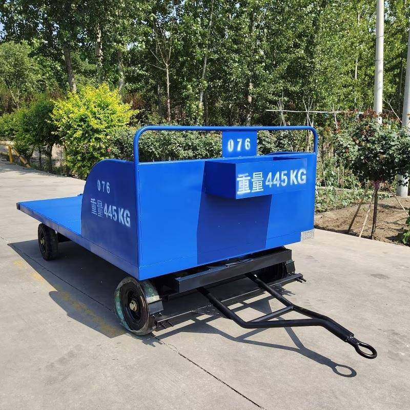 牵引小拖车机场行李车车间转运搬运车物流货物货运拖车串联平板车
