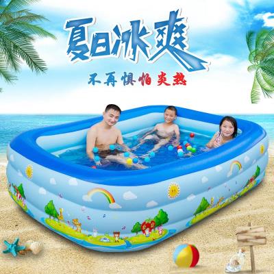 婴儿童充气游f泳池成人超大型海洋E球池加厚家用大号家庭戏水池泳