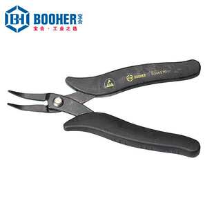 Booher宝合工具防静电电子弯嘴钳115mm BH0346515