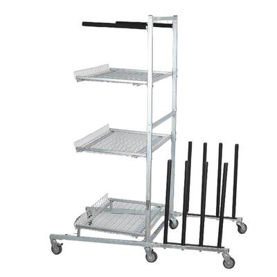 福瑞斯FRS020005事故车配件摆放架移动式3层拆解件零件工具车