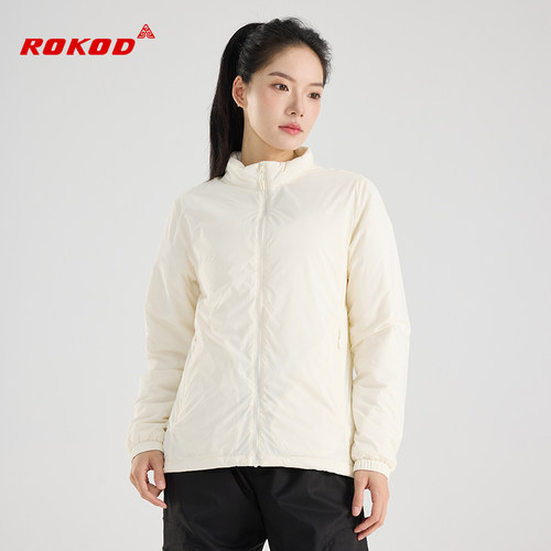 户外软壳衣女立领防水轻量化外套