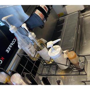 餐厅用咖啡糖浆架子酱瓶收纳架