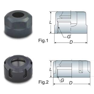 台湾进口AW安威加工中心刀柄螺母ER11/16/20/25/3240紧固螺栓螺帽