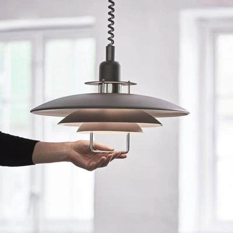 北欧丹麦Primus设计师客厅餐厅吧台多层圆形飞碟可位移升降PH吊灯