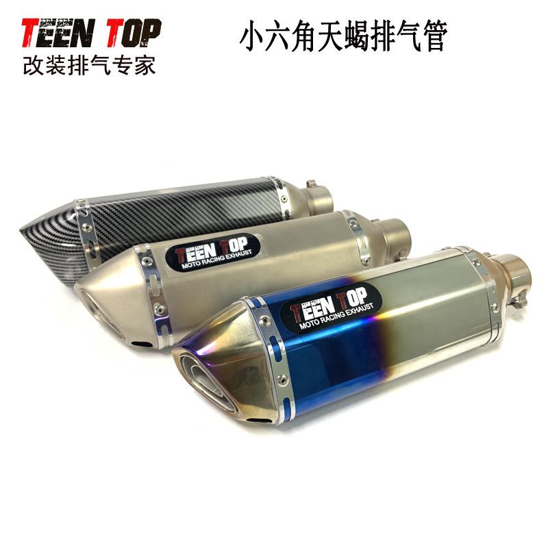 51mm改装摩托小六角天蝎排气春风250SR 450SR 150/250NK排气管