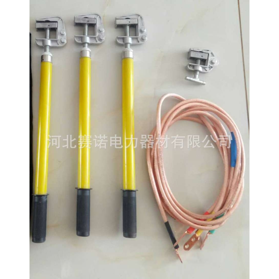 矿用JDX-10KV25mm2三相合相式高压接地线 组合式接地线10kv25mm2