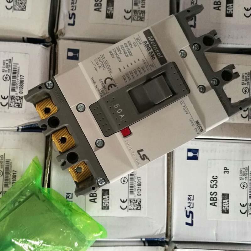 原装进口LS产电塑壳断路器ABS-53C 3P 50A 40A 30A 20A空气开关