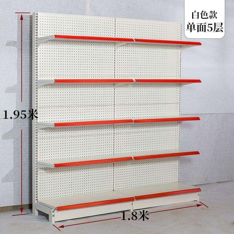 超市货架展示柜便利店置物架单面双面小卖部多功能加厚货架子