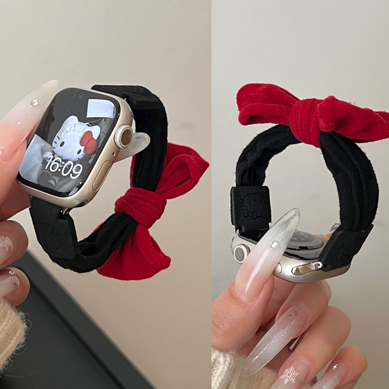 佐仕盾iwatch蝴蝶结表带
