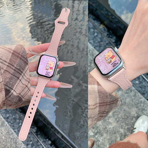 佐仕盾iwatch荔枝纹皮质表带