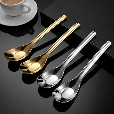 华可达316不锈钢元宝勺