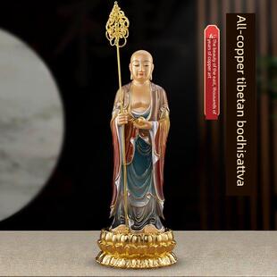 台湾纯铜藏传菩萨佛像家九华山藏传菩萨佛像客厅佛寺供奉藏传菩萨