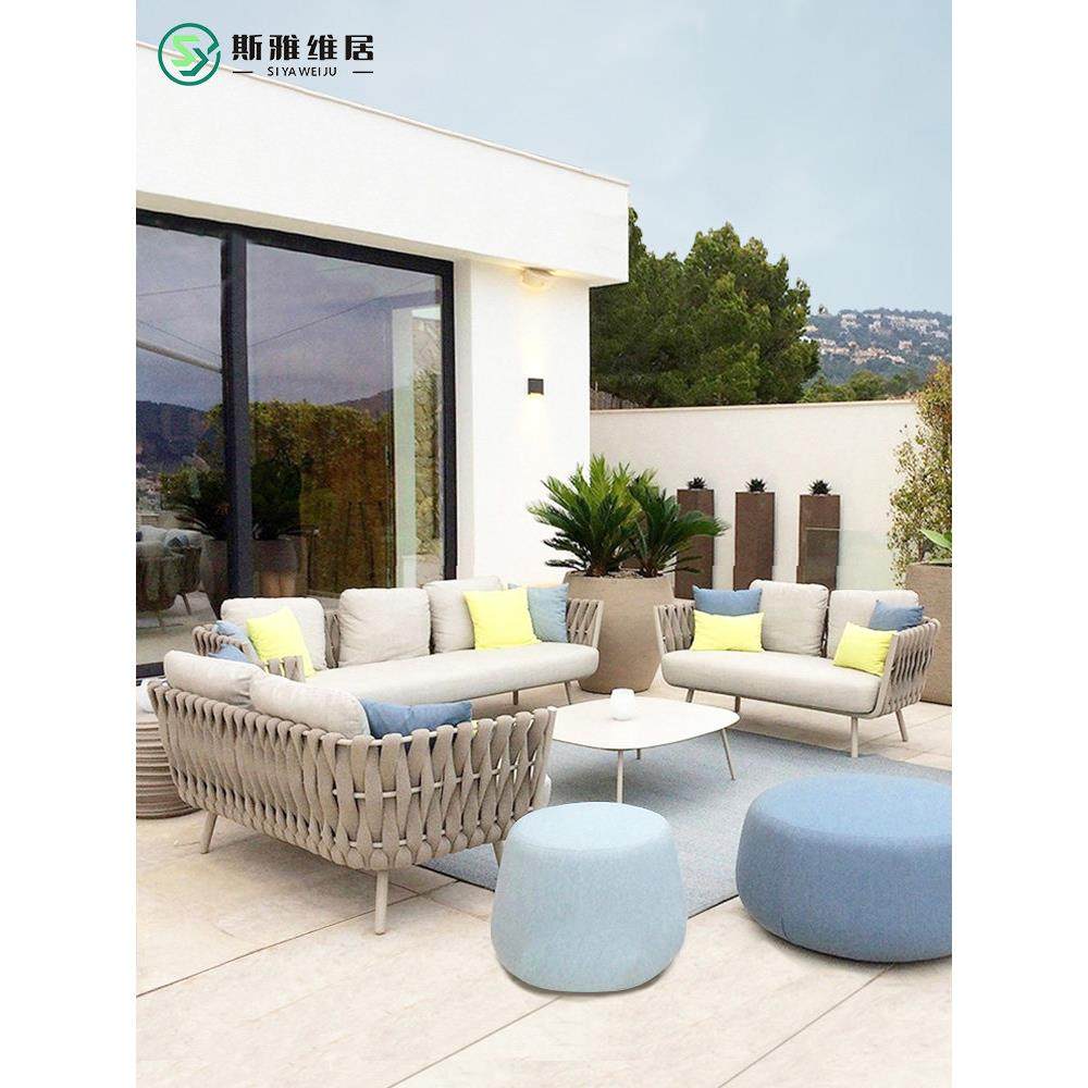 户外沙发茶几组合藤编藤椅室外别墅花园露天阳台庭院酒店休闲家具,住宅家具,户外沙发,淘宝优惠券,粉丝福利购,淘宝优惠卷