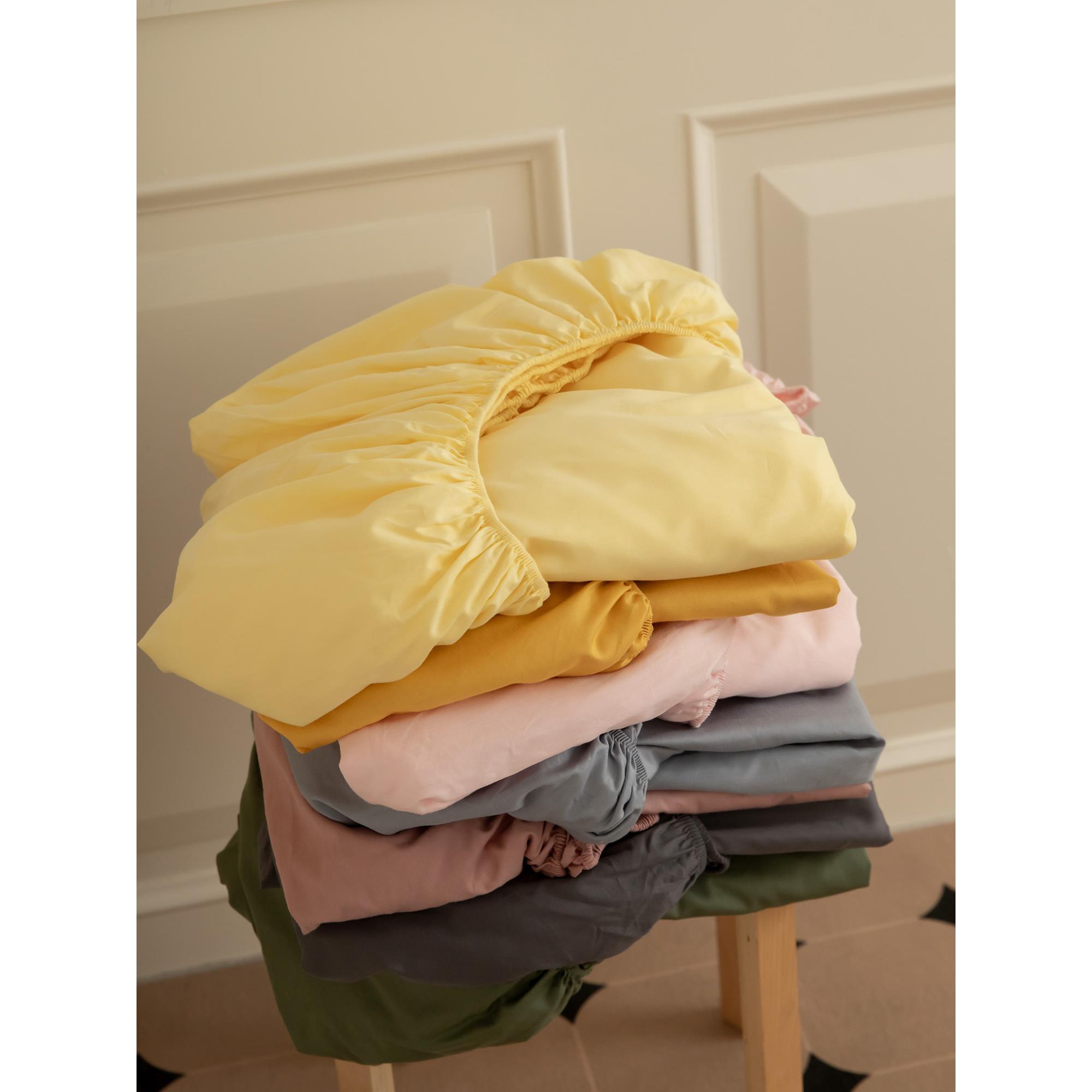 日式40S全棉斜纹纯色床笠单件席梦思床垫保护套棕垫防滑防尘床套