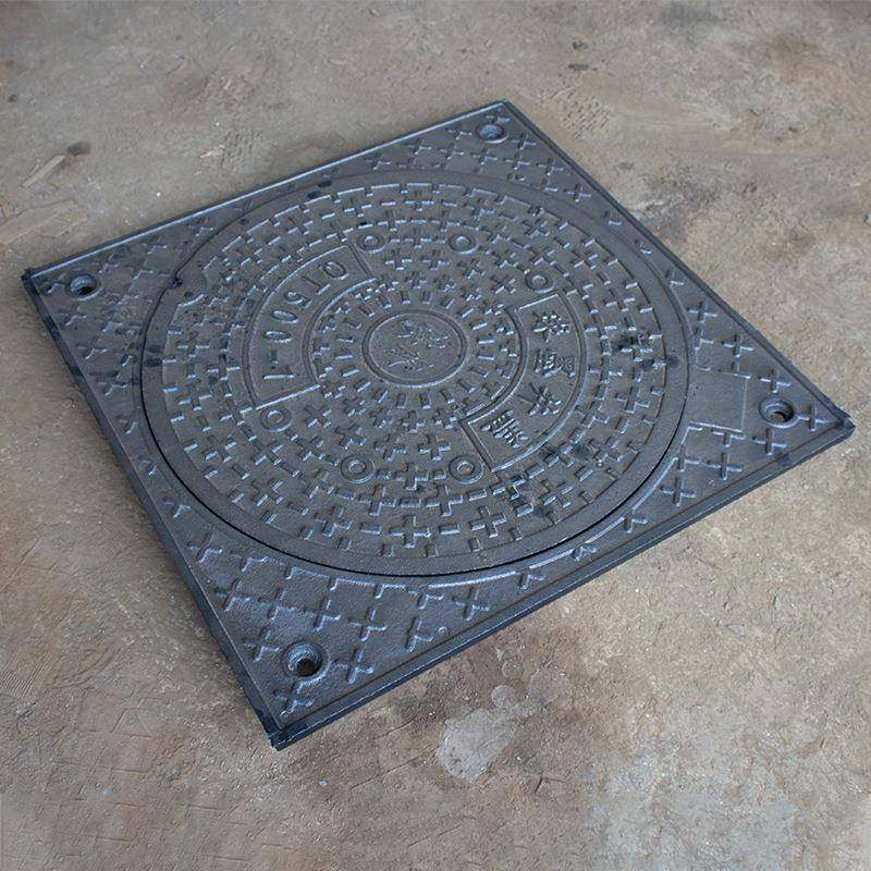 内圆外方球墨铸铁井盖城市道路美化井盖电信排污电力铸铁井盖,基础建材,井盖,淘宝优惠券,粉丝福利购,淘宝优惠卷