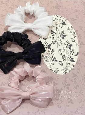 larmood mini cute bow韩系少女灵动甜美doll蝴蝶结迷你发圈