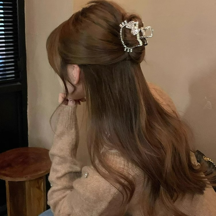 世界zui软萌kt金属抓夹发夹