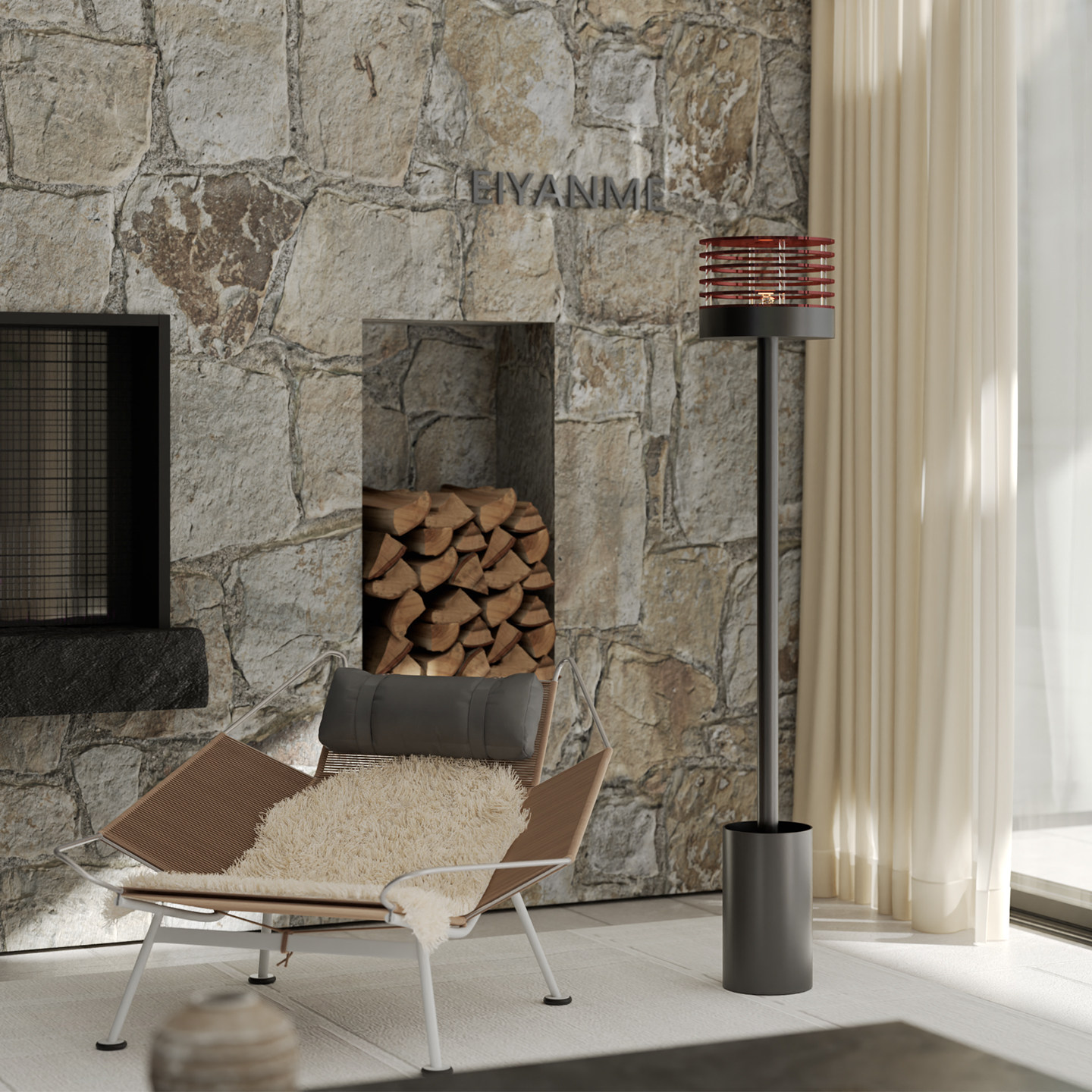 EIYANME流水饰件落地灯